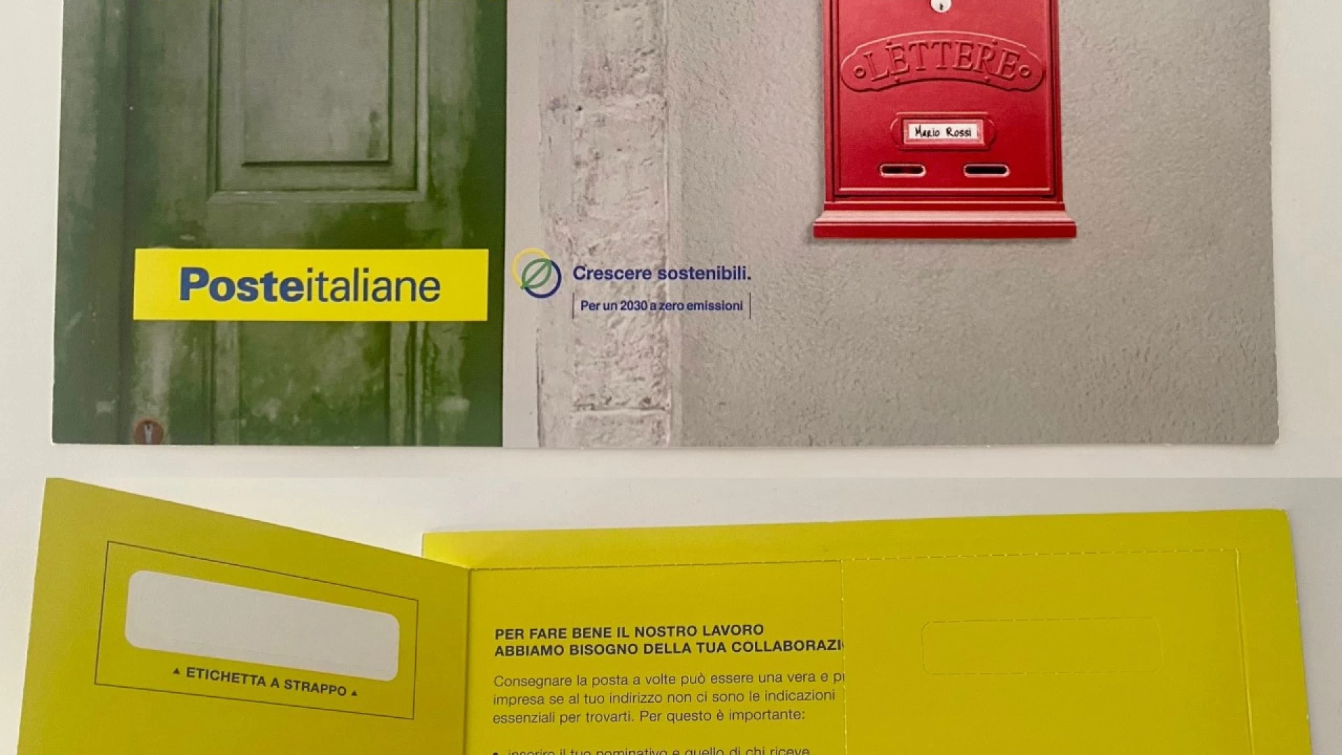 Poste Italiane: al via anche in Molise l’iniziativa “Etichetta la Cassetta”.